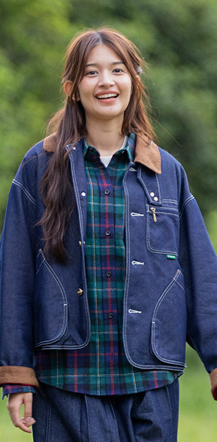 Women's Bean's Field Coat Fleece-Lined Indigo