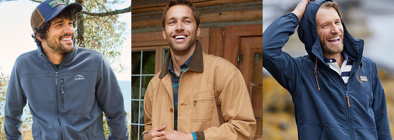 Men's Uninluated/Insulated Spring Outerwear Men's Uninluated/Insulated Spring Outerwear
