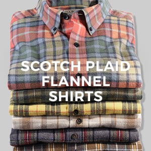 SCOTCH PLAID FLANNEL SHIRTS