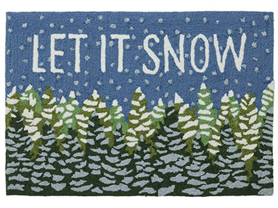 インドア・アウトドア・バケーションランド・ラグ、フロスト・ツリー