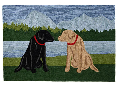 インドア・アウトドア・バケーションランド・ラグ、マウンテン・ドッグ