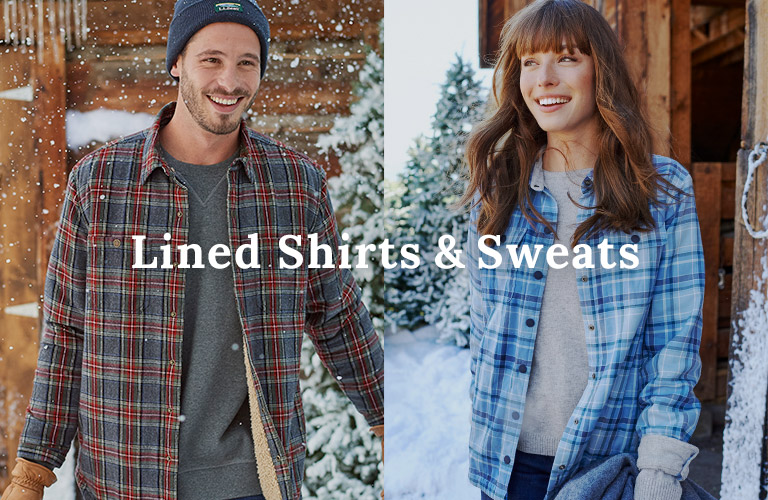 Lined Shirts & Sweaters