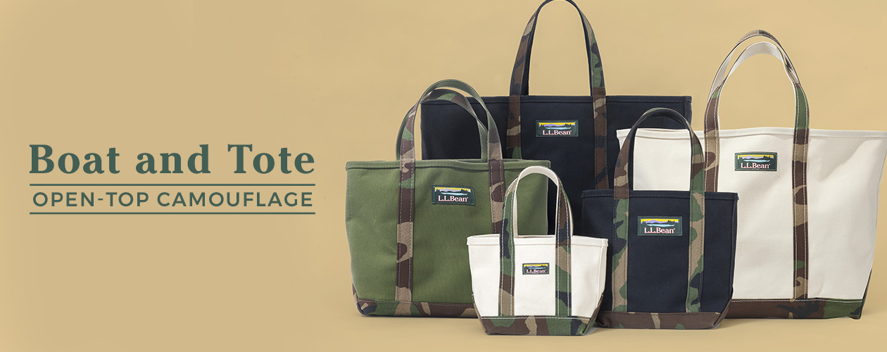 Boat and Tote, Open-Top Camouflage