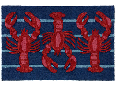 インドア・アウトドア・バケーションランド・ラグ、ロブスター