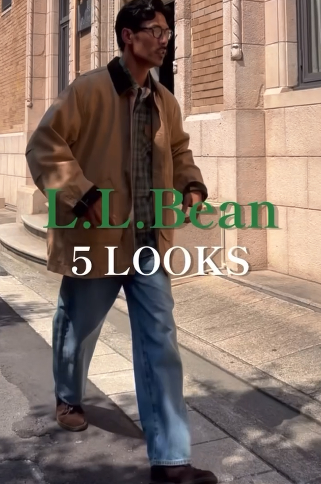 【J93】L.L.Beanエルエルビーンスイングトップグランパコアベージュ 古着】LL Bean エルエルビーン スイングトップ - メルカリ