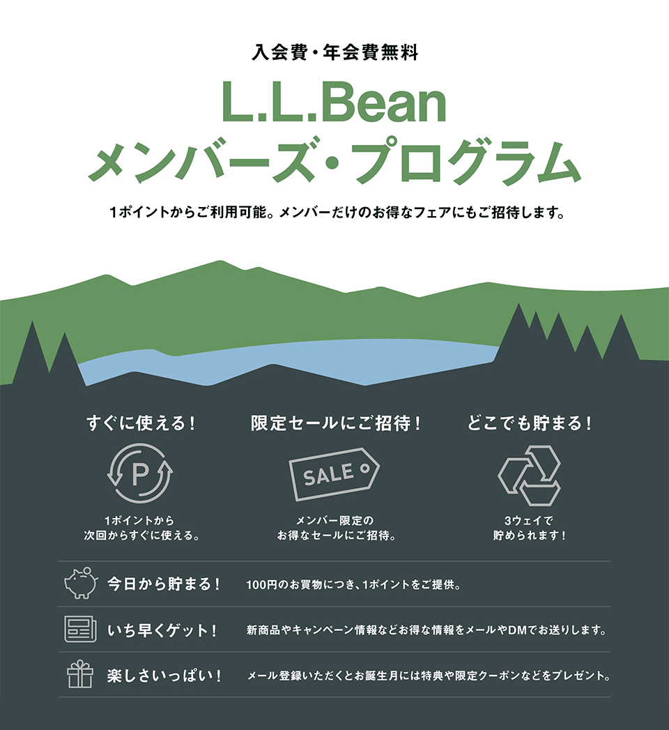 L L Beanポイントプログラムについて L L Bean公式オンラインストア