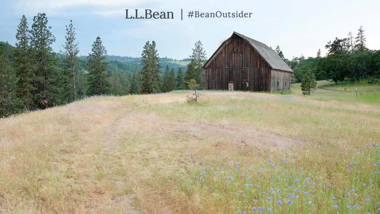 Rustic barn in a field in Rowena OR.