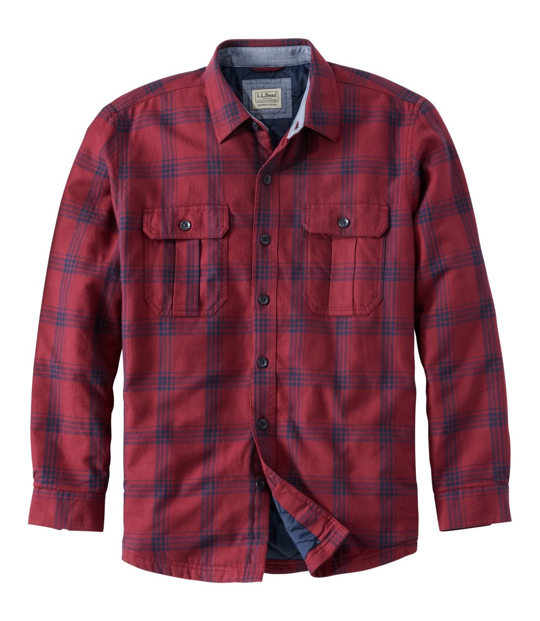 メンズ プリマロフト・シャツ・ジャケット、スライトリー・フィット