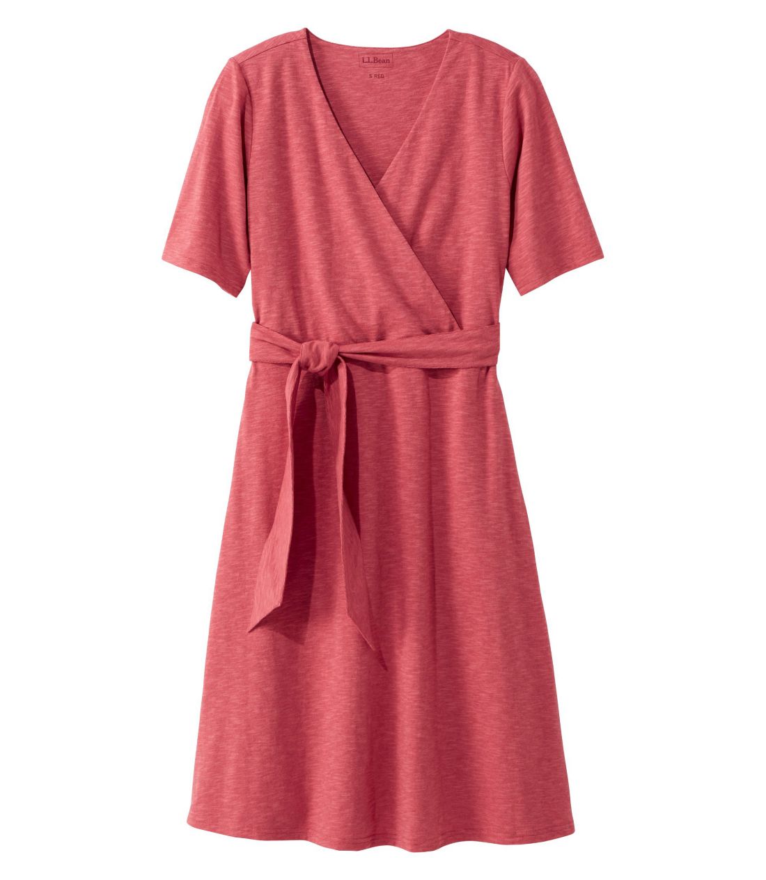 コットン/テンセル・ドレス、ひじ丈袖