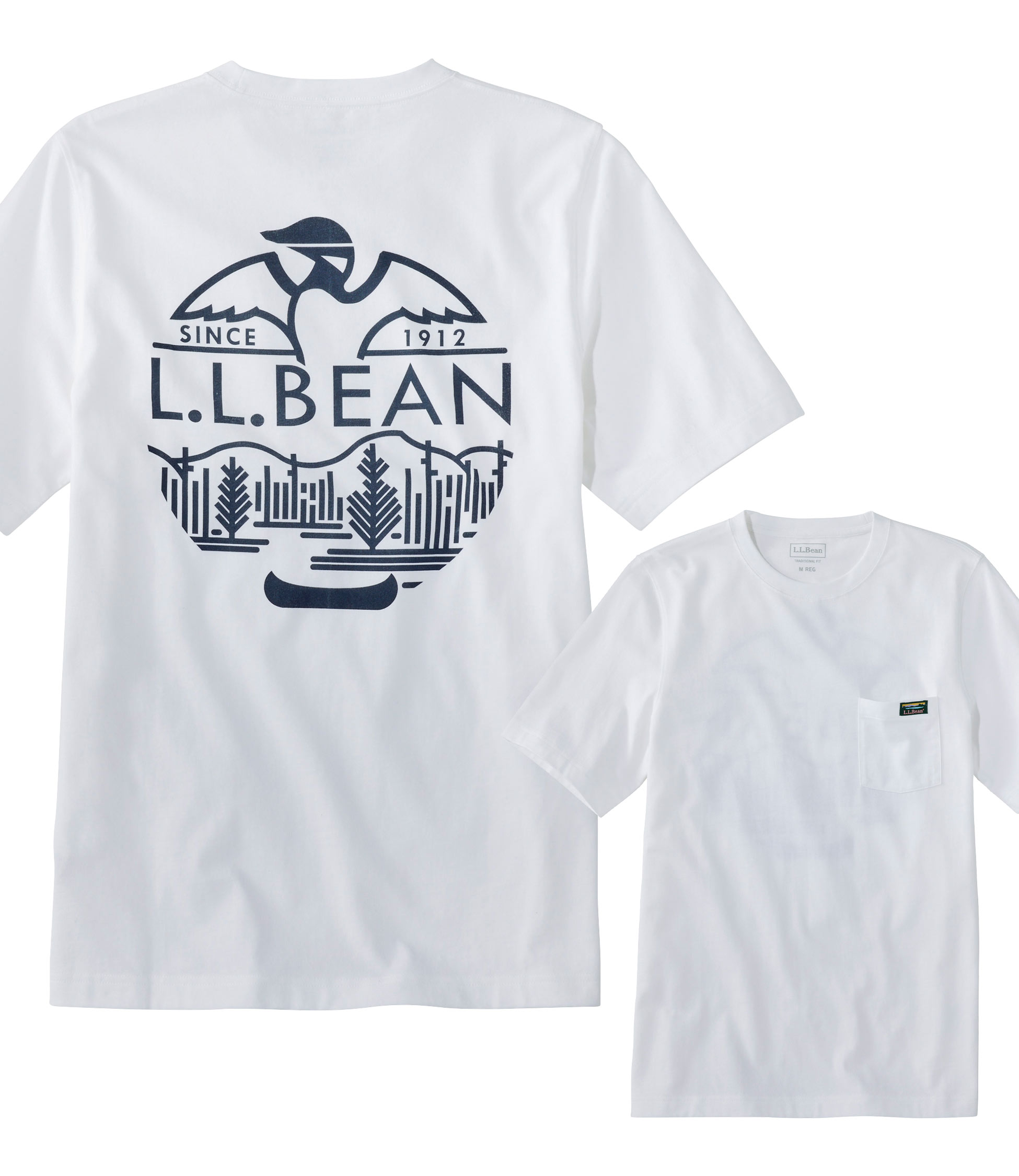ジャパン・フィット　ケアフリー・アンシュリンカブル・ティ、半袖ポケット付き　グラフィック
