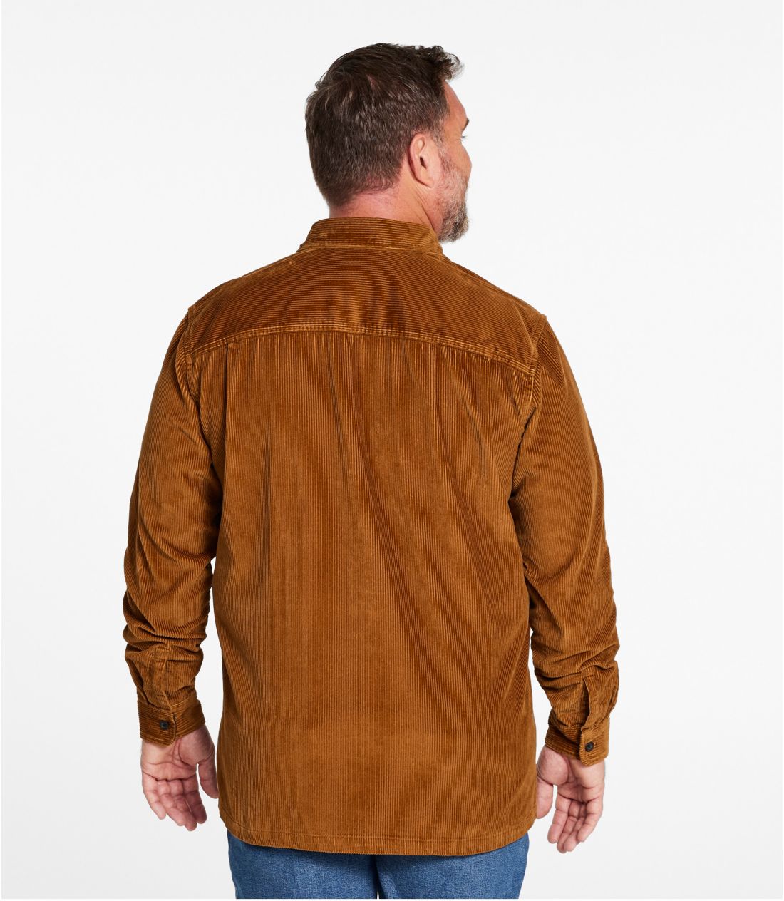 メンズ レンジリー・コーデュロイ・シャツ、スライトリー・フィット
