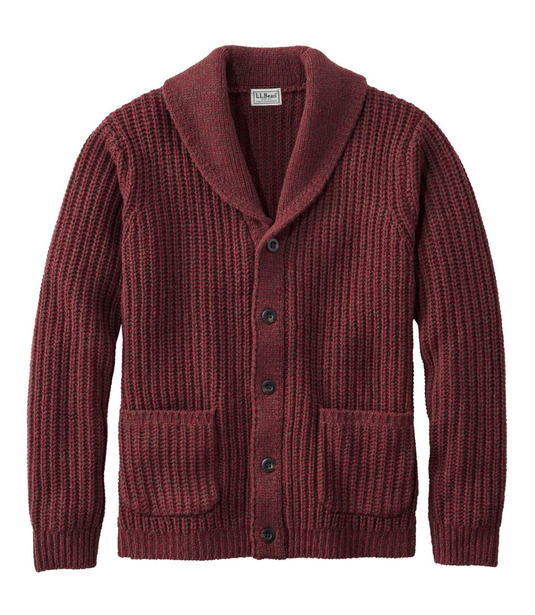 エルエルビーン　羊毛１００％　カーディガン　裏ボア　北欧柄　グリーン　美品 エルエルビーン 羊毛100％ カーディガン 裏ボア 北欧柄 グリーン 美