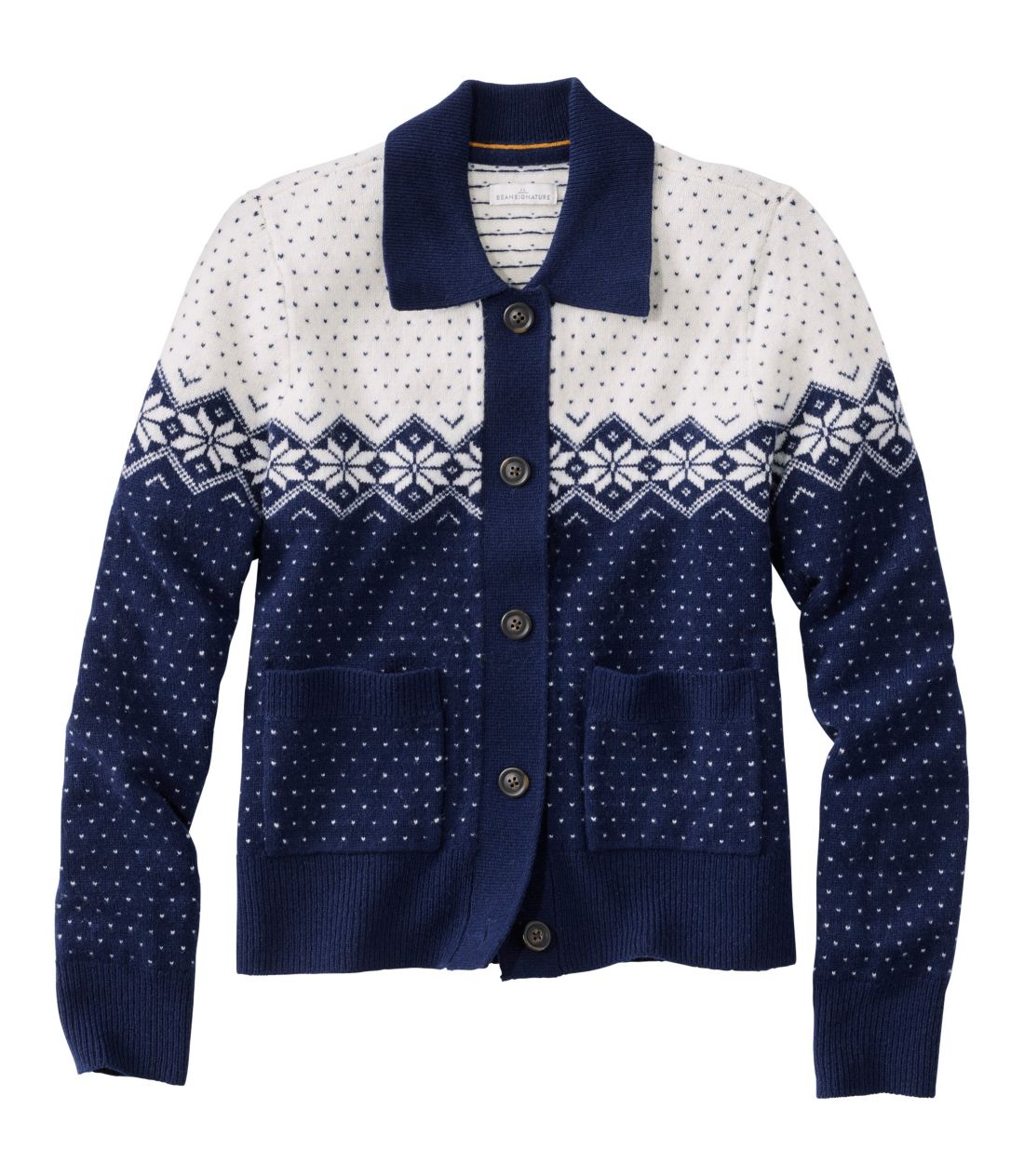 シグネチャー・キャンプ・メリノウール・セーター、カーディガン　フェアアイル