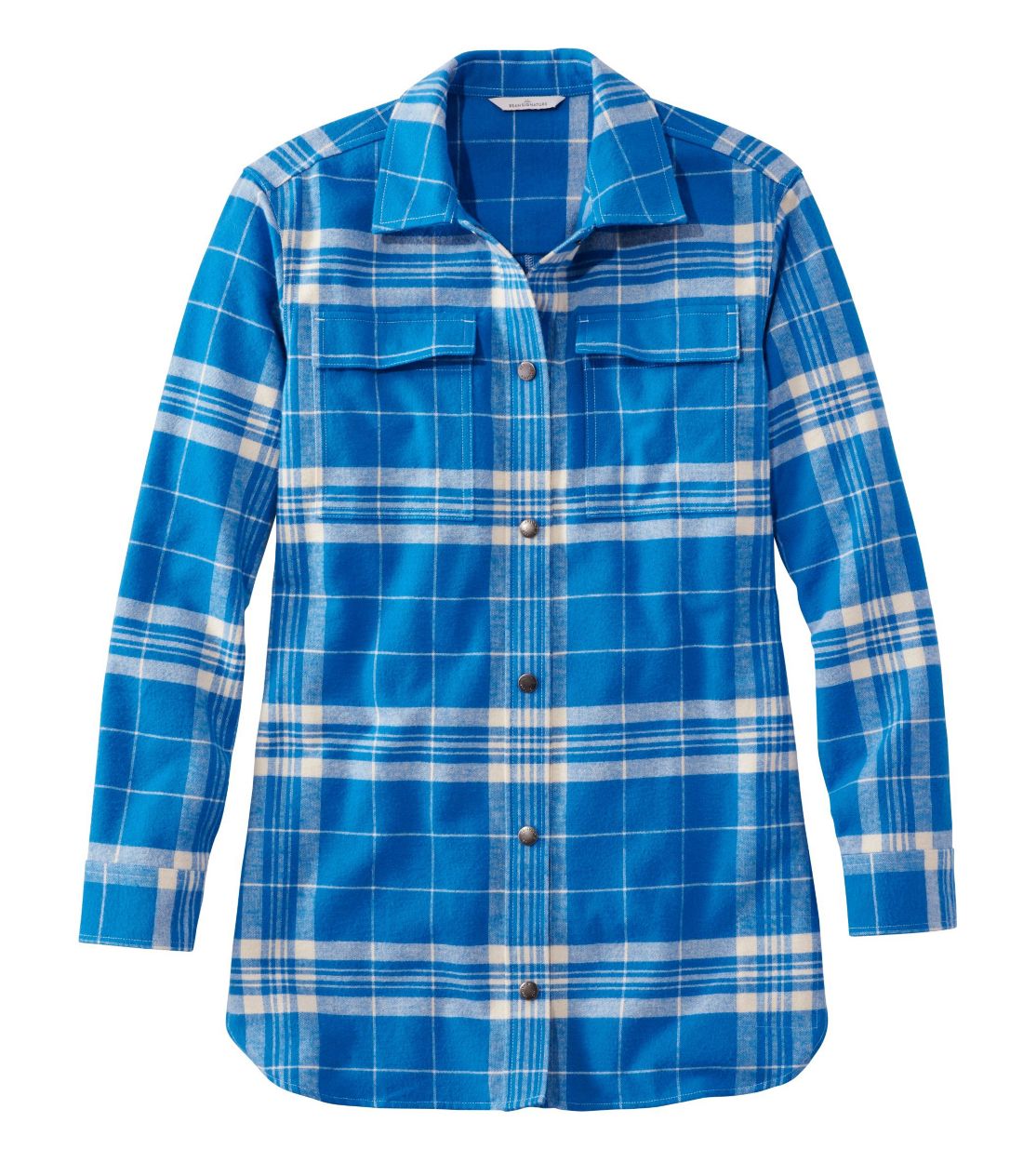 シグネチャー・シャミー・シャツ、スナップフロント　プラッド