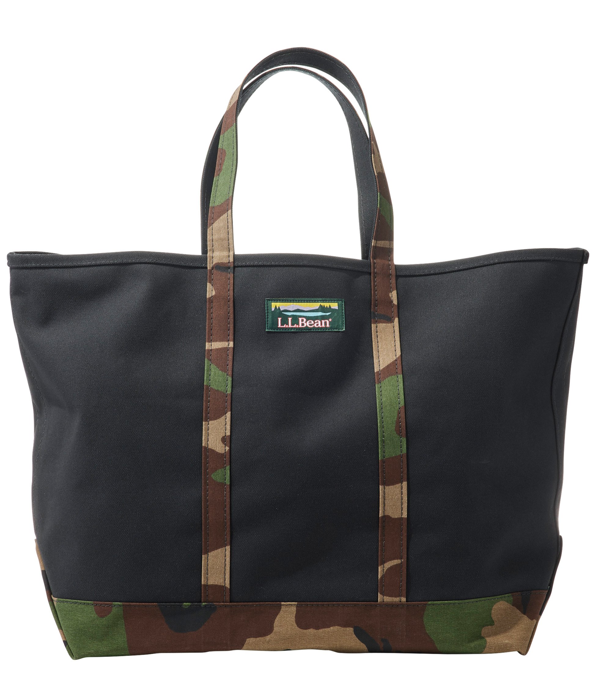 Boat and Tote, Open-Top Camouflage Japan Long Handle: Extra-Large TC525374 Black / Camouflage