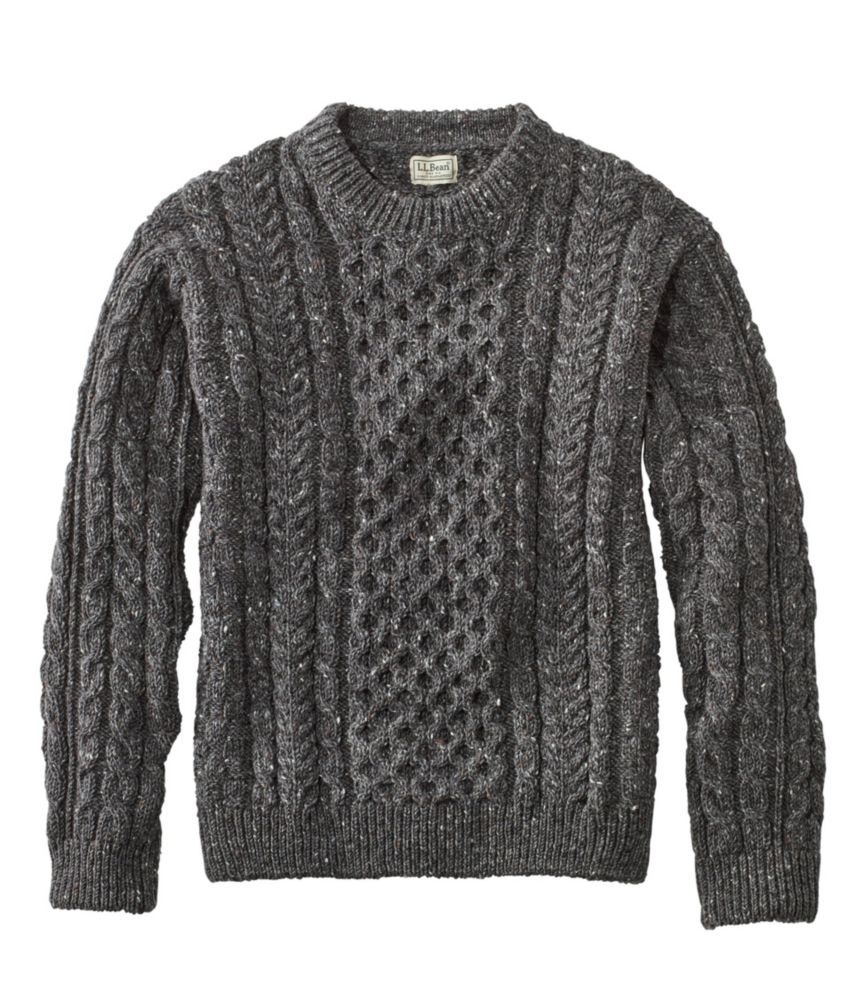 l.lbean オーバーサイズ　フィッシャーマンニット