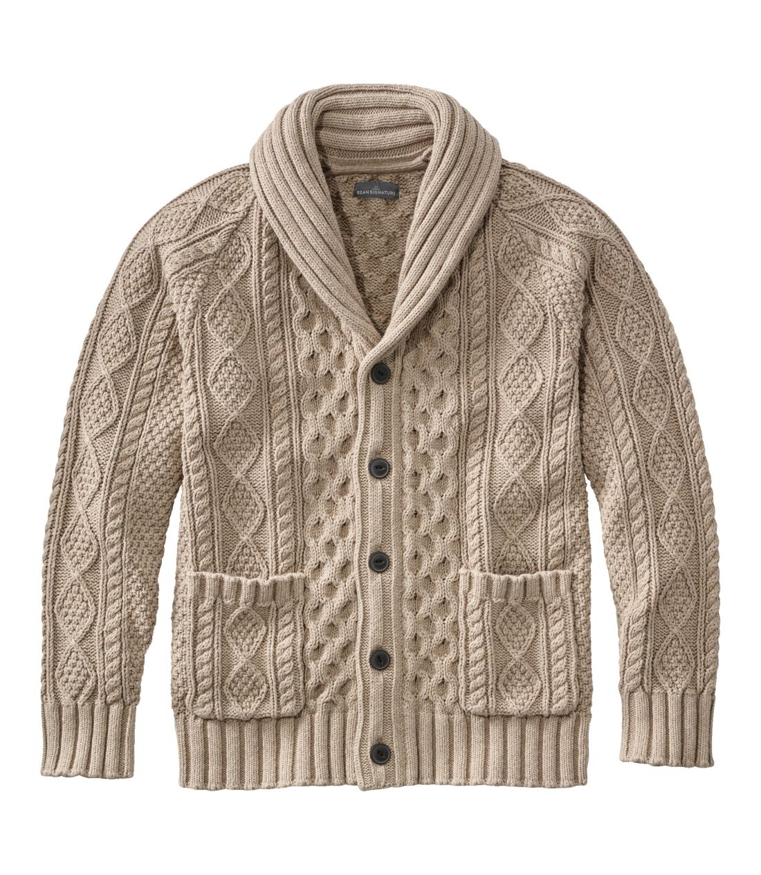 BATONER【MEN'S】SIGNATURE SHAWL COLLAR CARDIGAN シグネチャーショールカラーカーディガン  (BN-25SM-004）