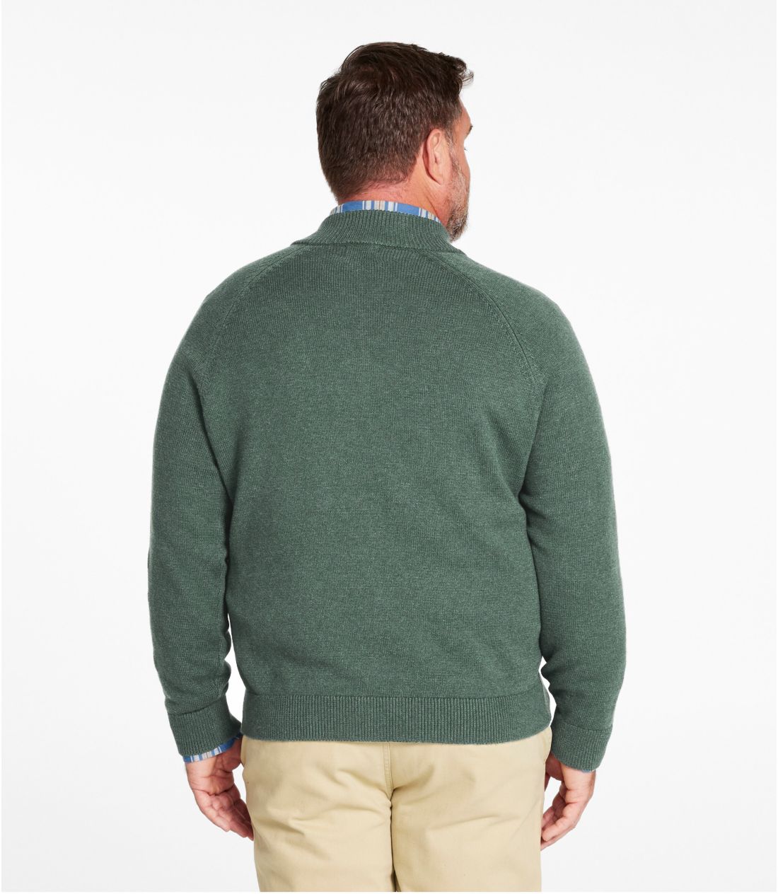 メンズ ウィケッド・ソフト・コットン/カシミヤ・セーター、クォーター