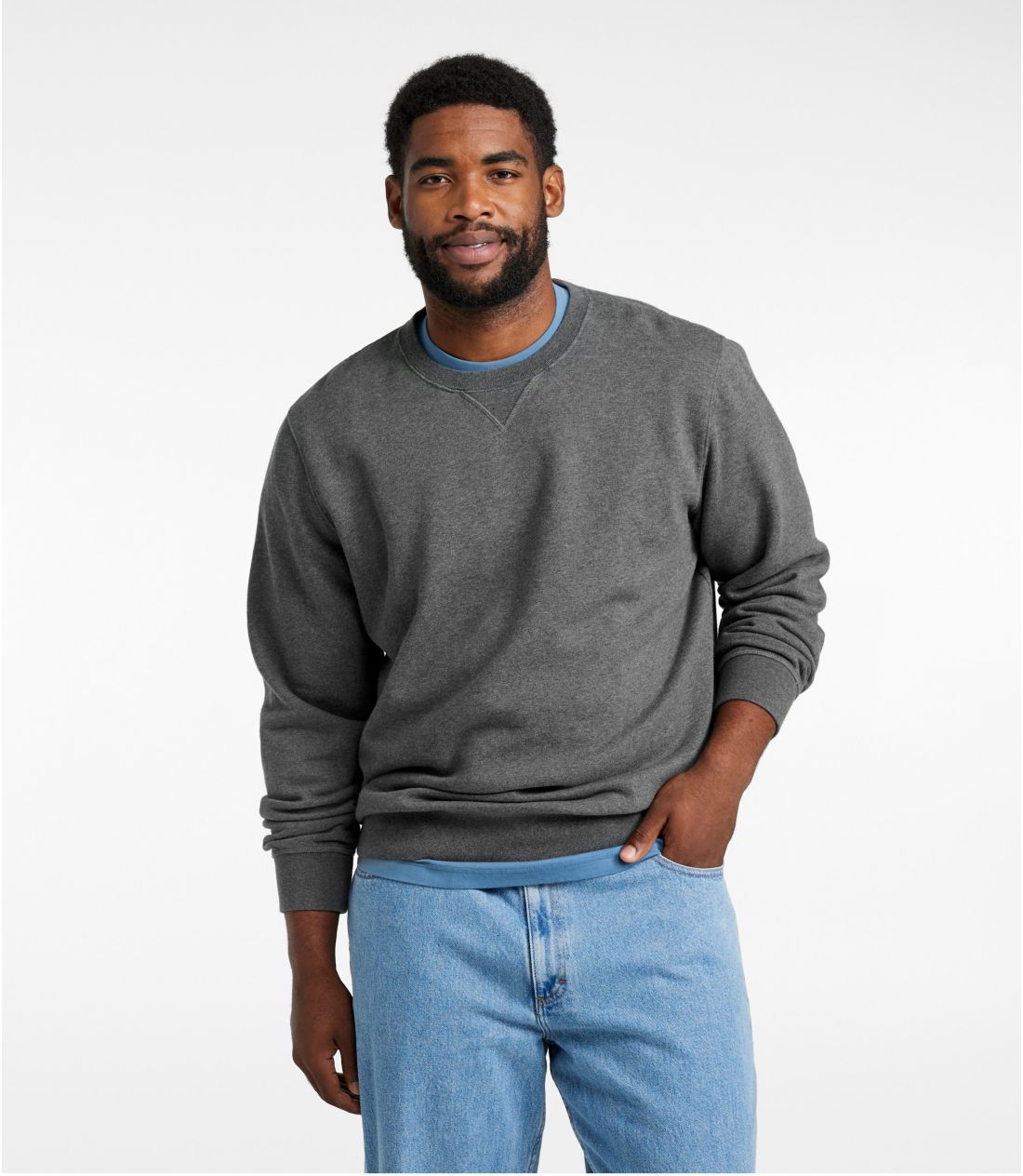 メンズ カタディン・アイアン・ワークス・スウェットシャツ、クルー