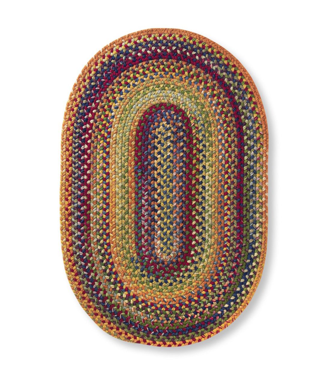 L.L.Bean Braided Wool Rug 半円 ブレイドウールラグ