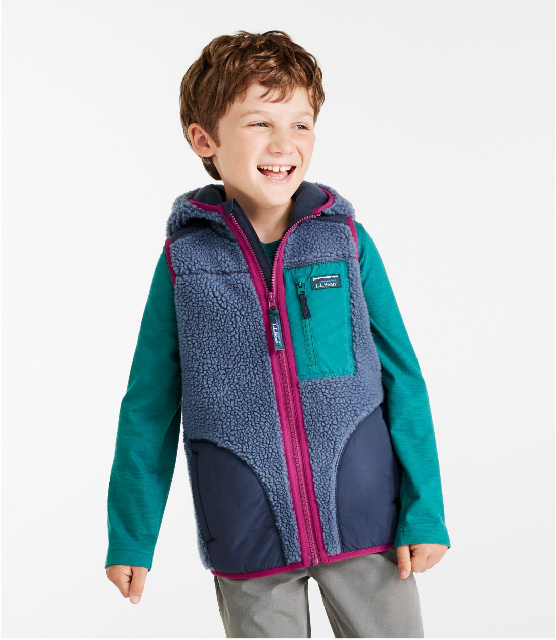 REI キッズ フリース フルジップ ジャケット+llbeanダウンベスト キッズ・ビーンズ・ダウン・フィールド・ベスト 通販｜L.L.Bean