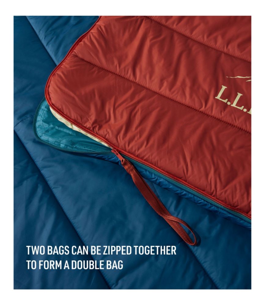 LLBean 寝袋　赤　大小2個セット エル・エル・ビーン・パファー・スリーピング・バッグ、4℃ 通販｜L.L.