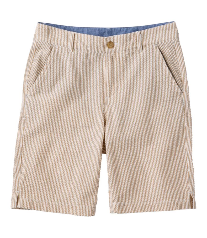 コンフォート・ストレッチ・ショーツ、シアサッカー　バミューダ