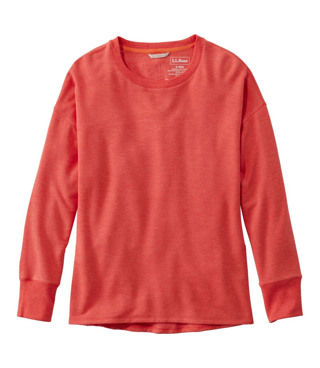 ソフトフレックス・クルーネック・ドルマン・スリーブ・プルオーバー