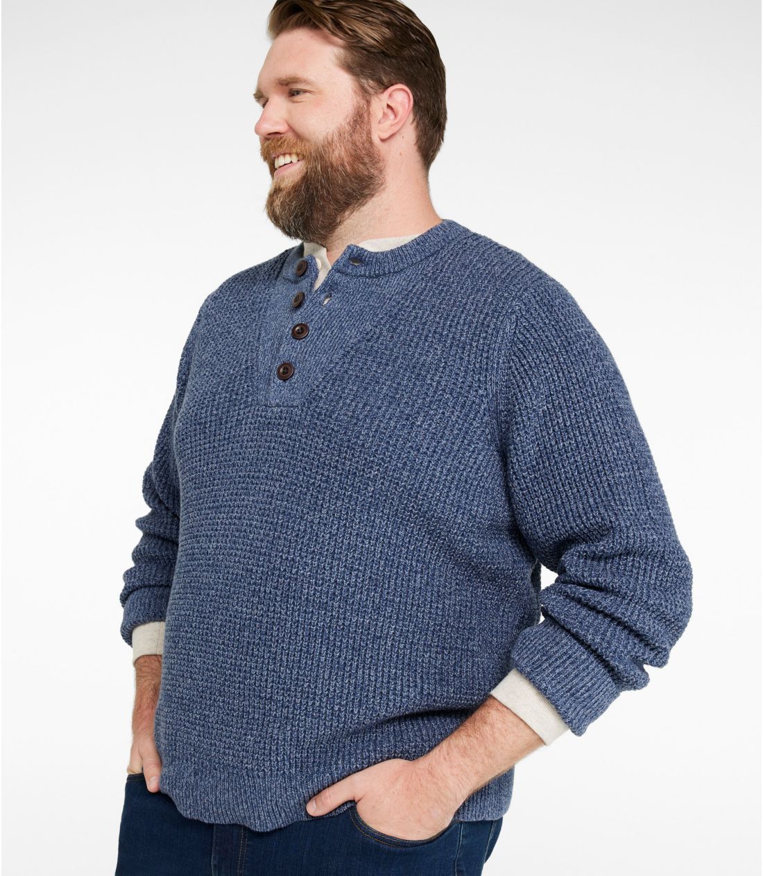 メンズ エル・エル・ビーン・オーガニック・コットン・ワッフル