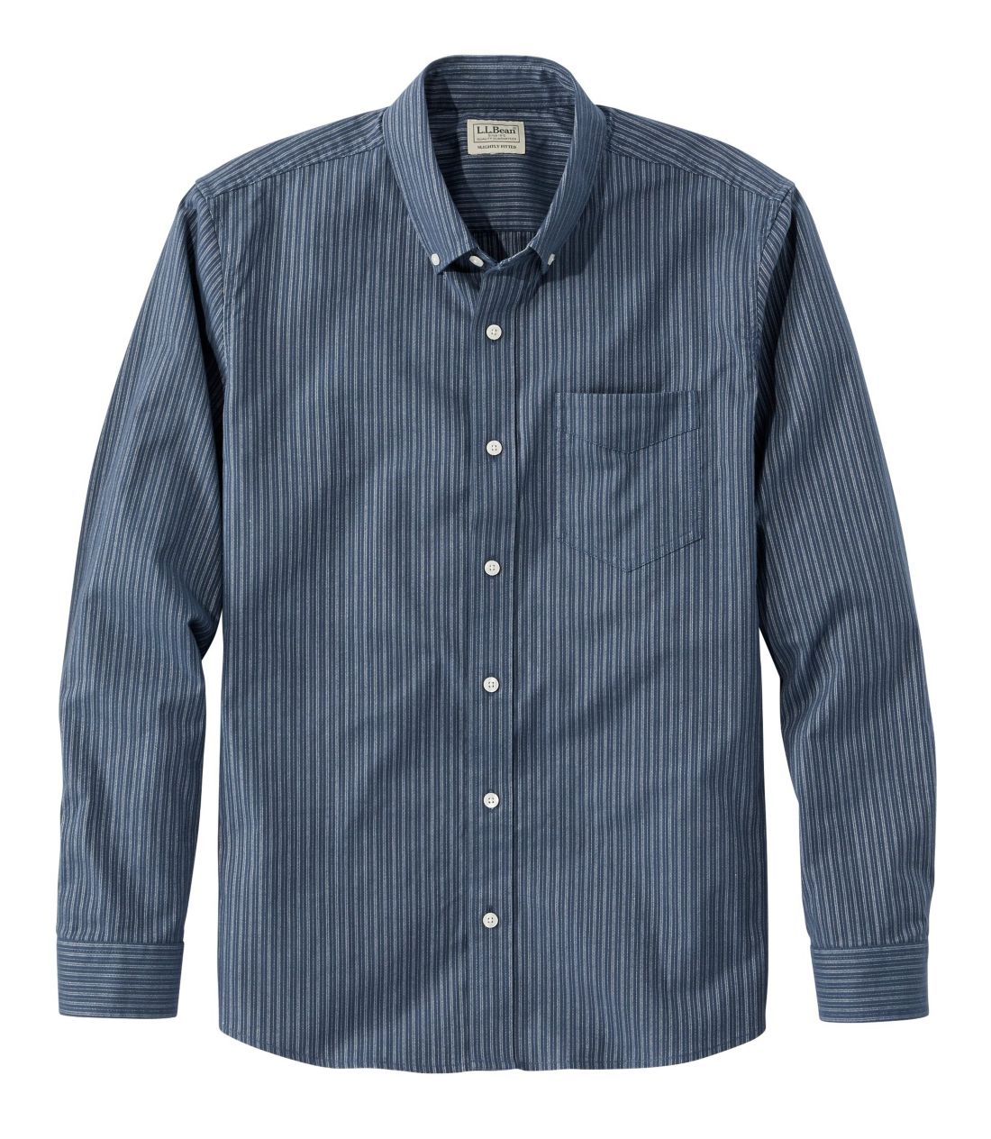 【MHL. エムエイチエル】プルオーバーシャツ オックスフォード ストライプ柄 Maison Margiela - オーガニックコットンオックスフォードシャツ