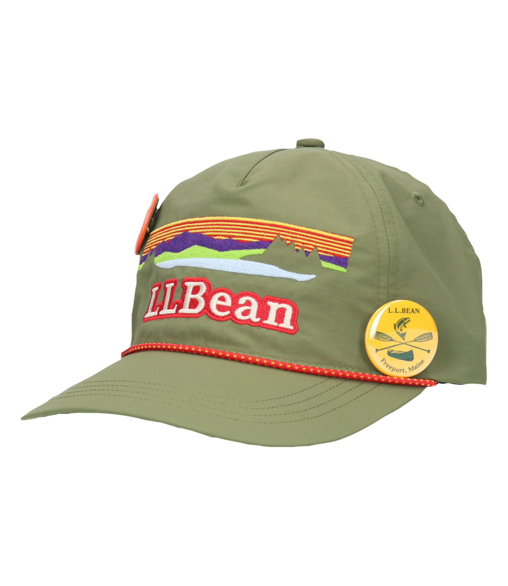 ティン・バッジ・ファイブパネル・キャップ