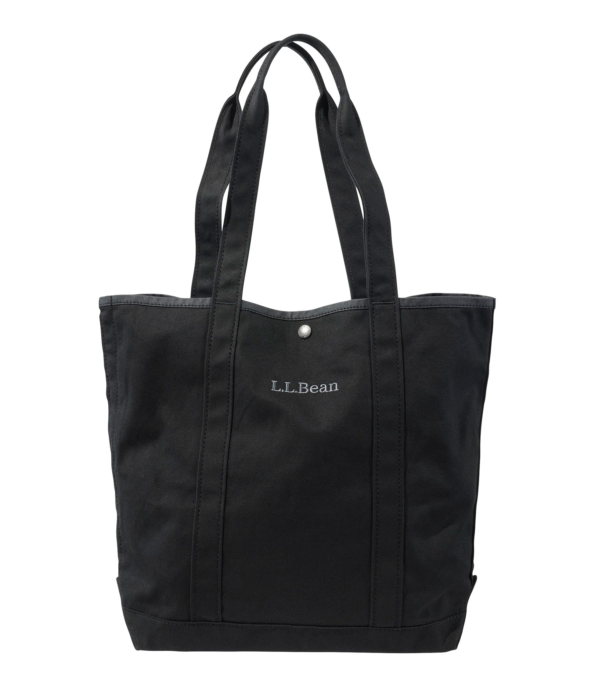 LLBean トートバッグ 2way ショルダー ブラック 黒 ホワイトステッチ グローサリー・トート、トール 通販｜L.L.Bean公式オンラインストア