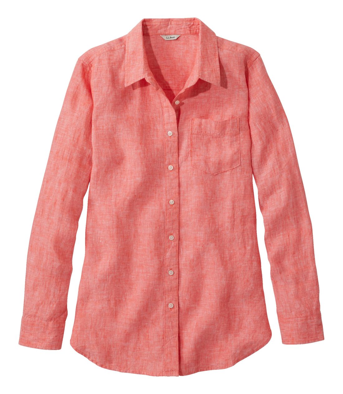 プレミアム・ウォッシャブル・リネン・シャツ、チュニック