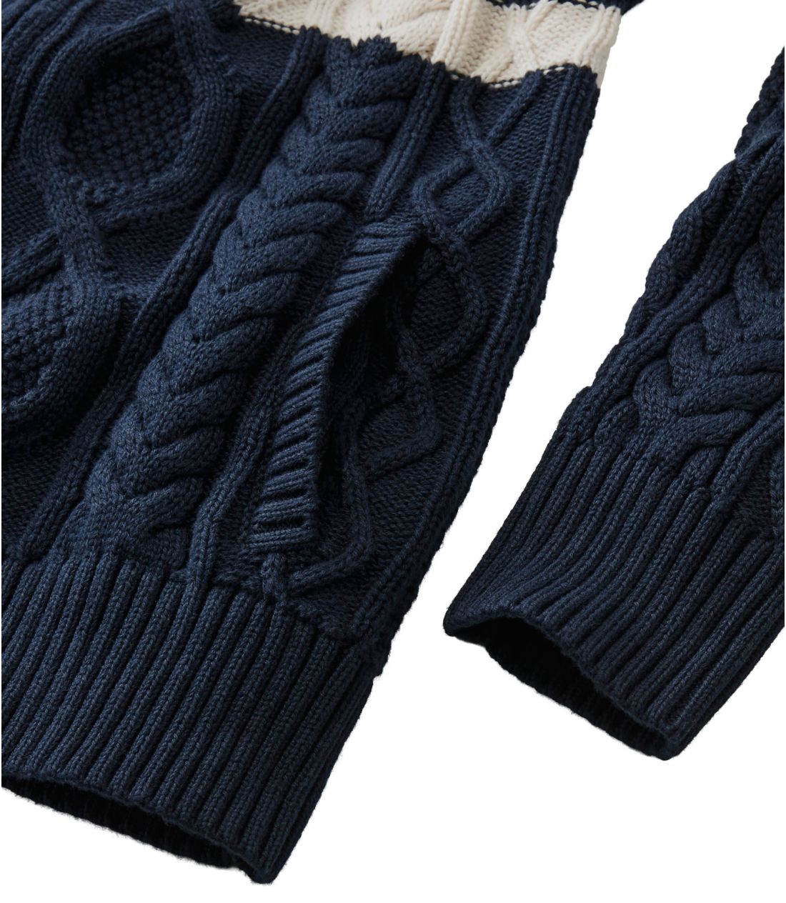 リツです メンズ ヘリテージ・セーター、アイリッシュ・フィッシャーマン