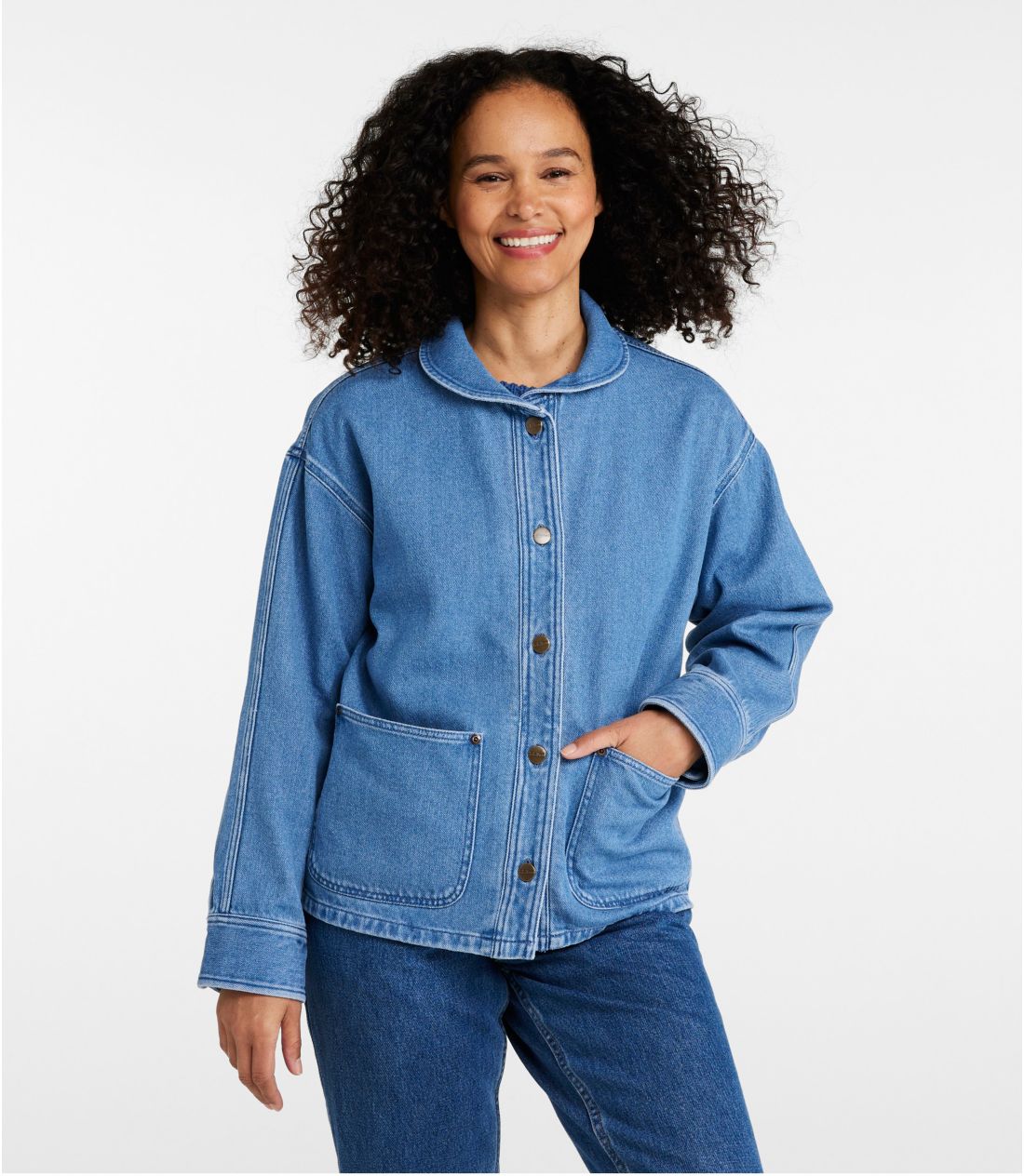 LLBean パープル系　レディースL【美品】 L.L.Bean（エルエルビーン）のレディースファッション通販