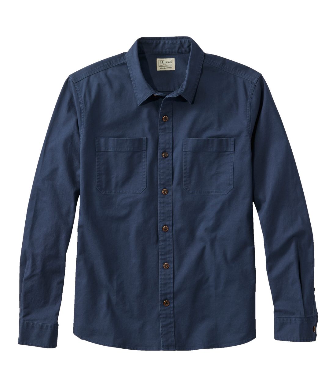 ビーンフレックス・ツイル・シャツ、スライトリー・フィット　長袖