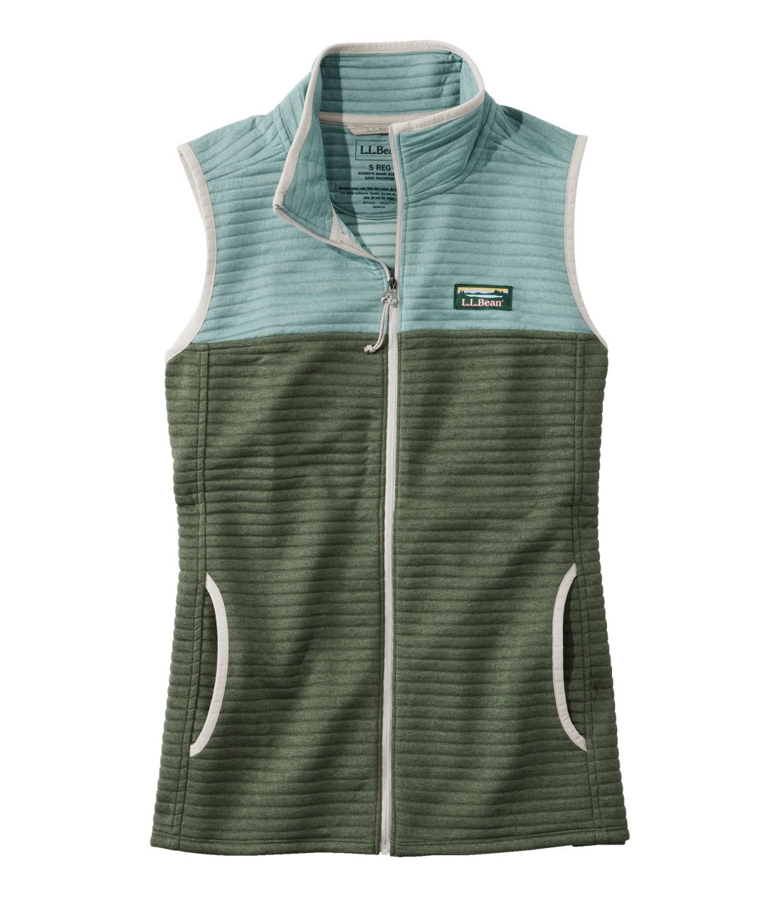 L.L.Bean 軽量ベスト REG MEDIUM LL Bean Ripstop Nylon Mesh Inner 