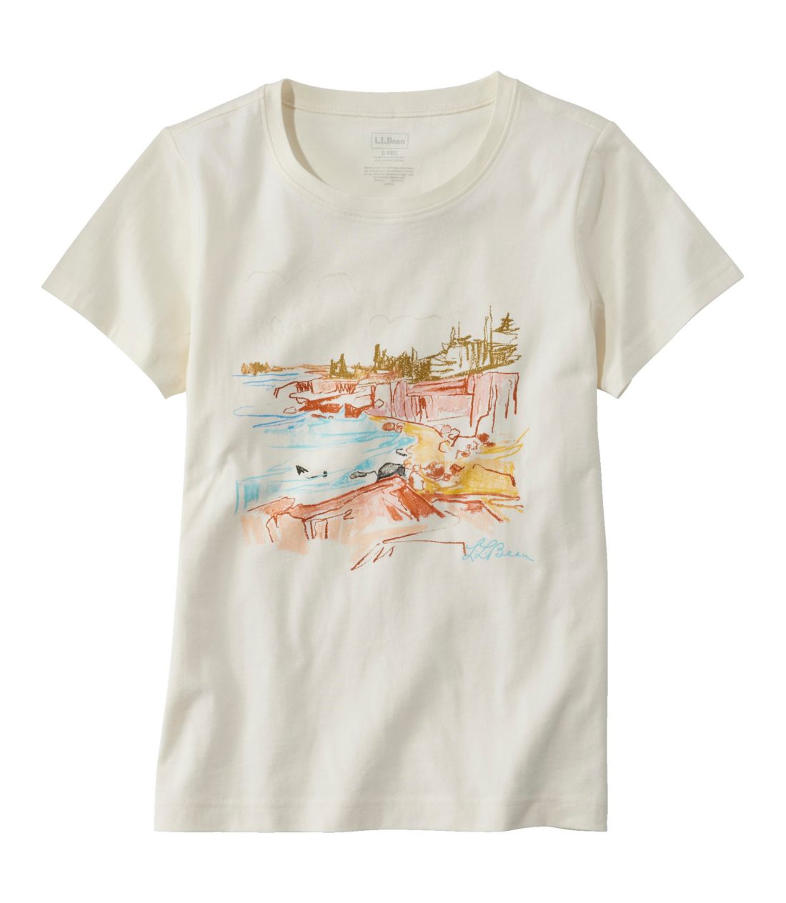エル・エル・ビーン・グラフィック・ティ、半袖　ジェス・フランク・アートワーク