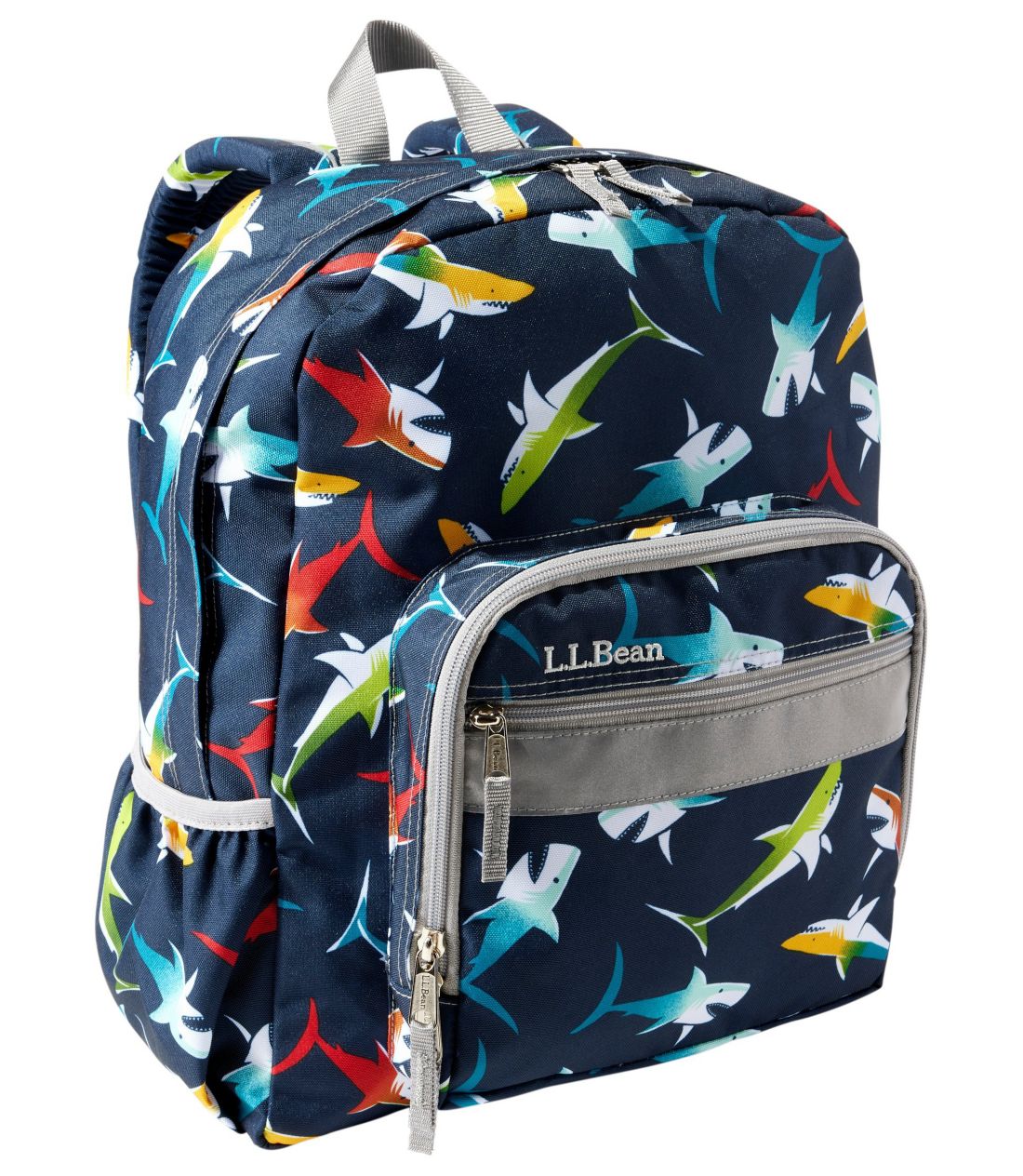 L.L.Bean Original III Print Backpack Regatta Blue Geo Shark