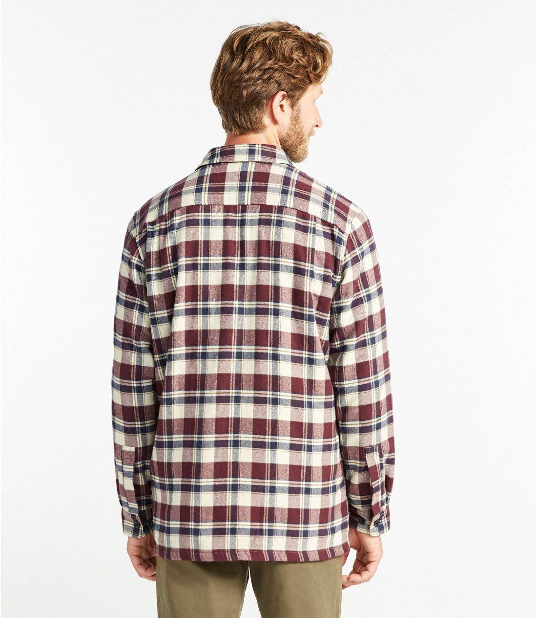 メンズ フリース・ラインド・フランネル・シャツ 通販｜L.L.Bean