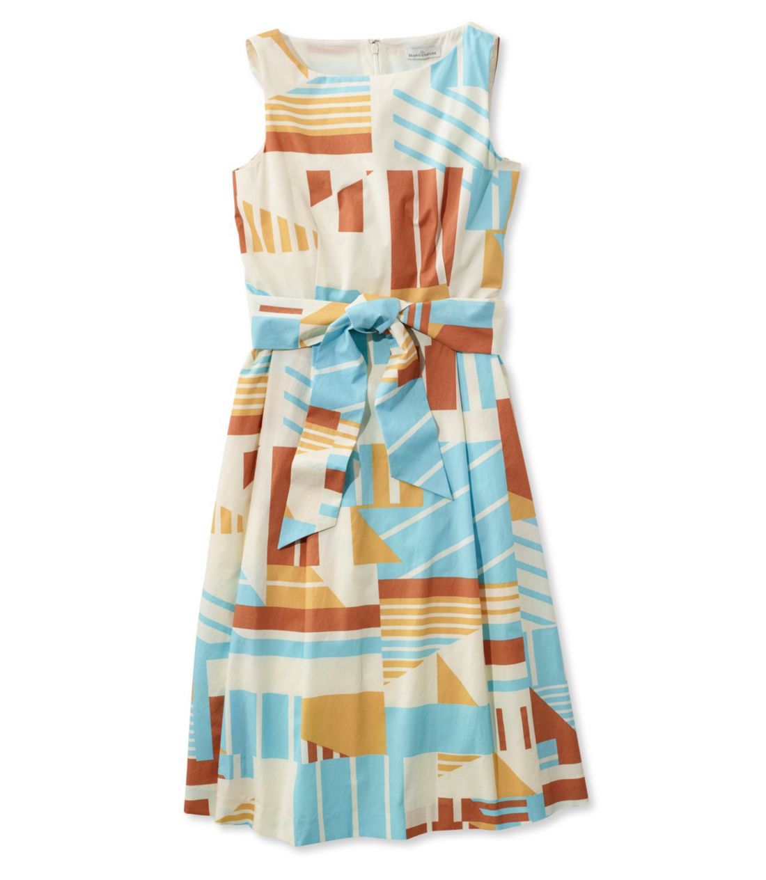 シグネチャー・ポプリン・ドレス、プリント