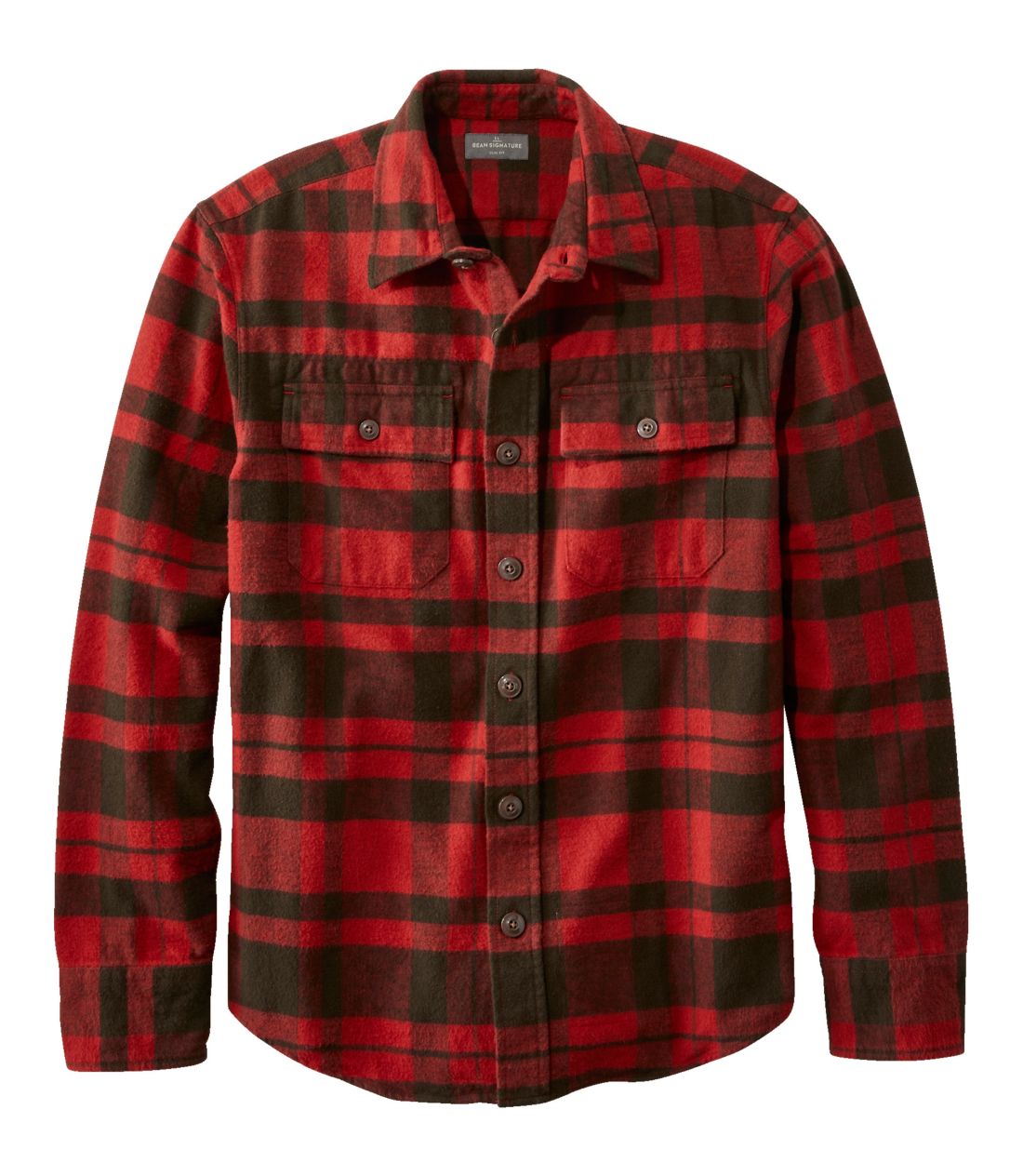L.L.Bean 90s フランネル シャモアクロス ハリケーン 長袖シャツ