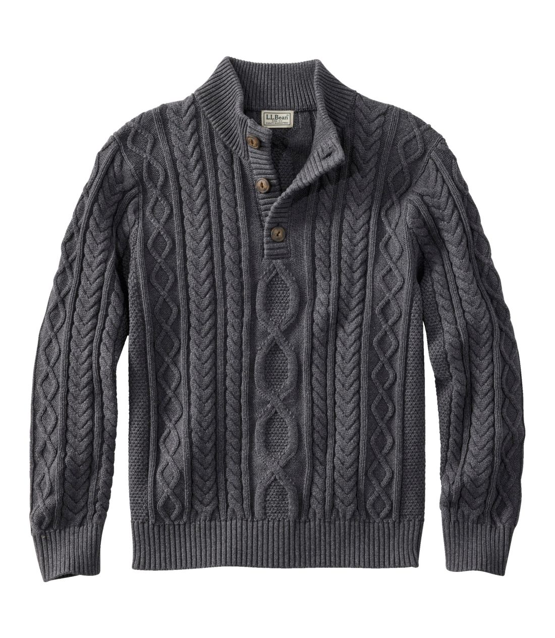 LL Bean ウール フィッシャーマン セーター メンズ XL アイルランド製 ビンテージ 80s 90s LLビーン アラン ニット｜ L.L.Bean