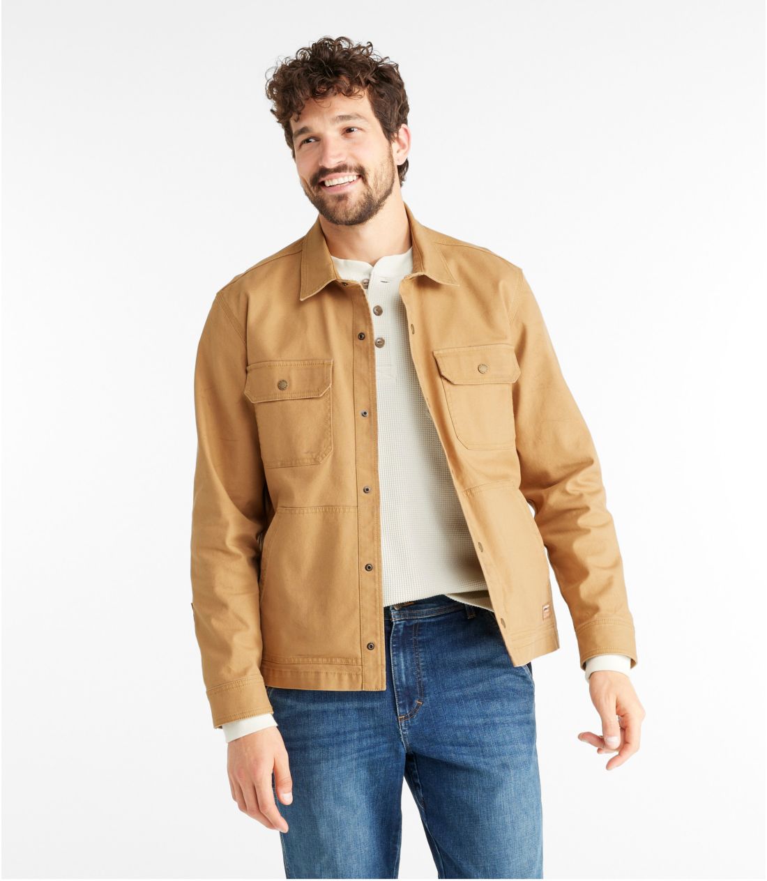 メンズ ビーンビルト・キャンバス・シャツ・ジャック 通販｜L.L.Bean 