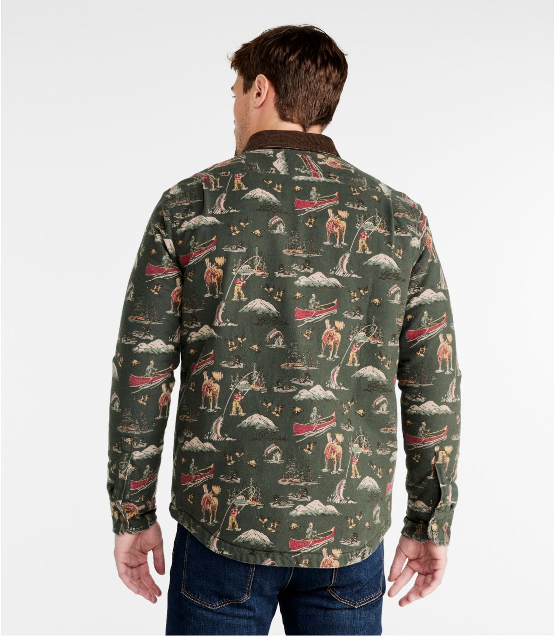 メンズ シグネチャー・1933 シャミー・クロス・シャツ、裏地付き