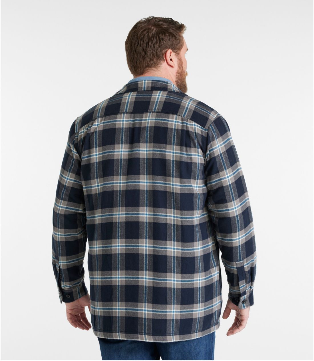 メンズ フリース・ラインド・フランネル・シャツ 通販｜L.L.Bean