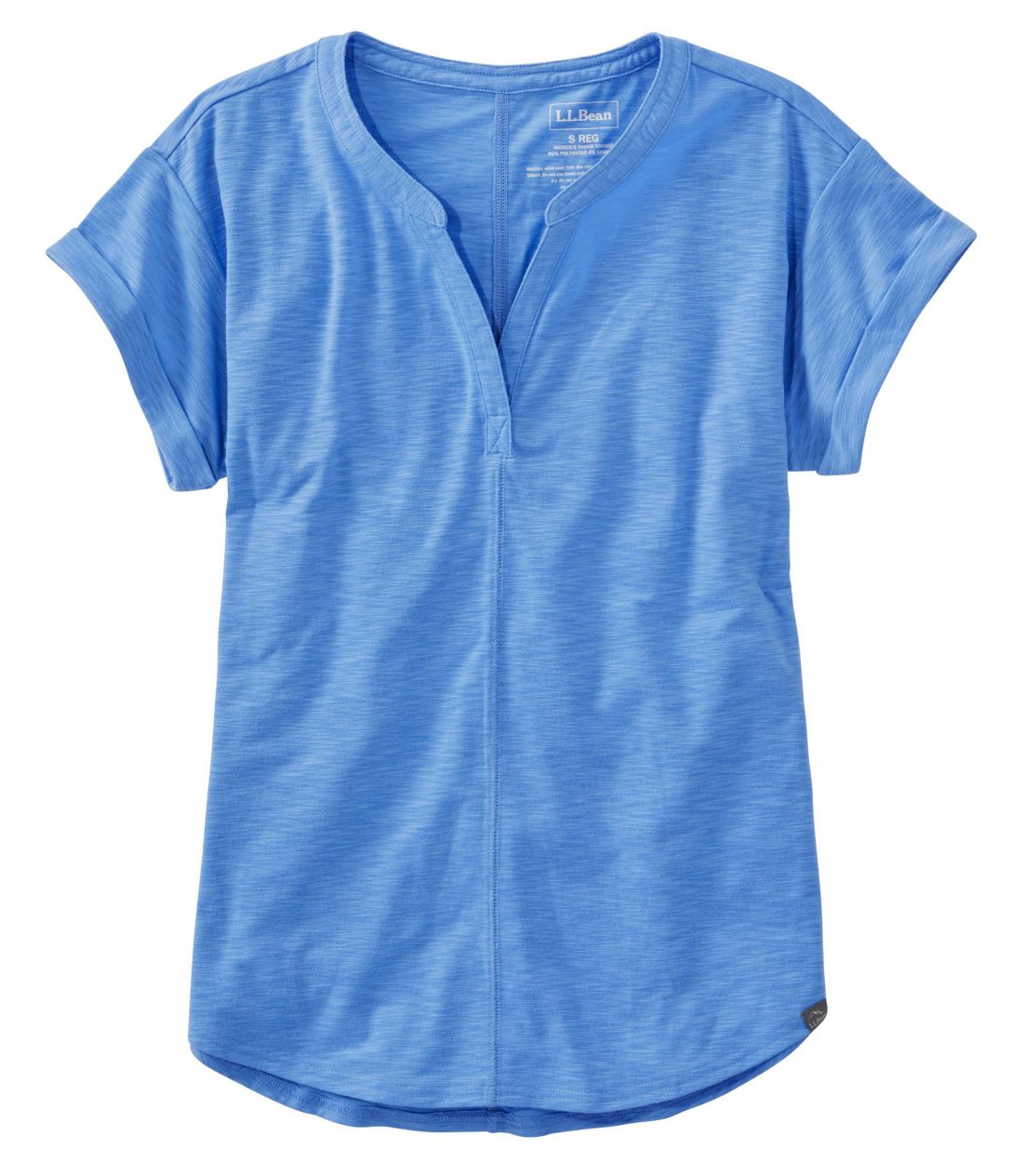 tシャツ ストリームサイド・ティ、半袖　スプリットネック 米国フィット・プチ レディース Women's Streamside Tee, Short-Sleeve Splitneck