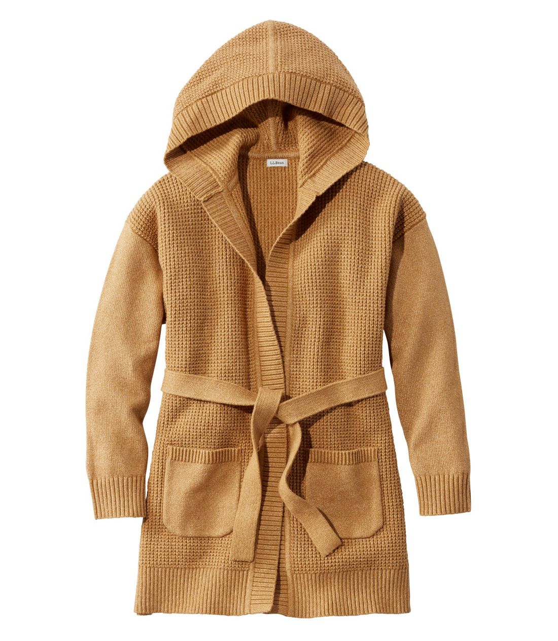 オールデイ・ワッフル・セーター、フード・ラップ・カーディガン