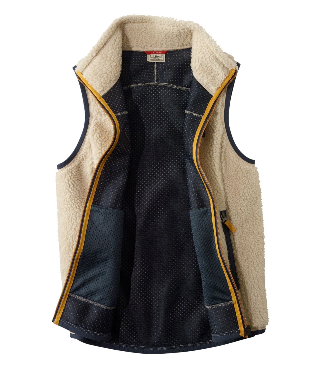 《公式》フリース/ウィメンズ/Black/マウンテン・パイル・フリース・ベスト/Women's Mountain PILE Fleece Vest/XS/L.L.Bean(エルエルビーン)