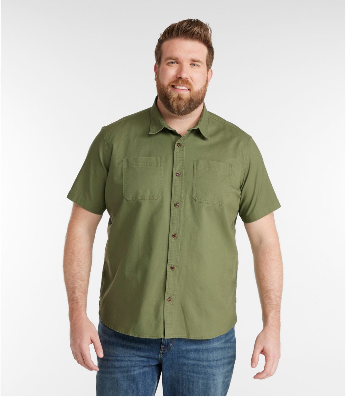 ビーンフレックス・ツイル・シャツ、トラディショナル・フィット　半袖